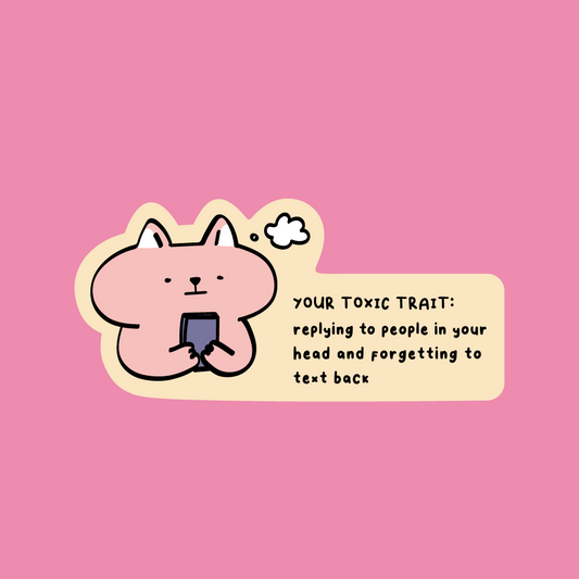 toxic trait series sticker