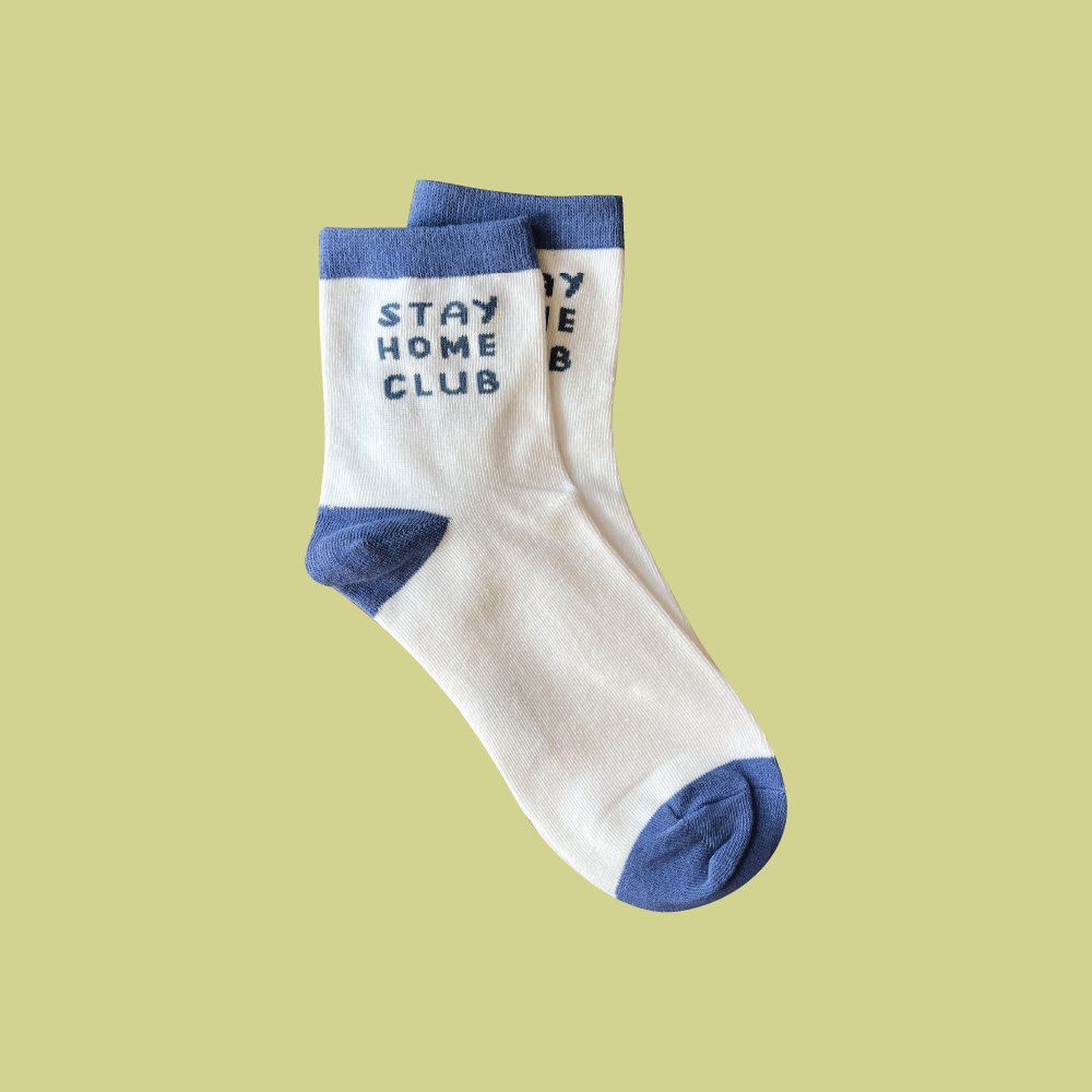 stay home club socks