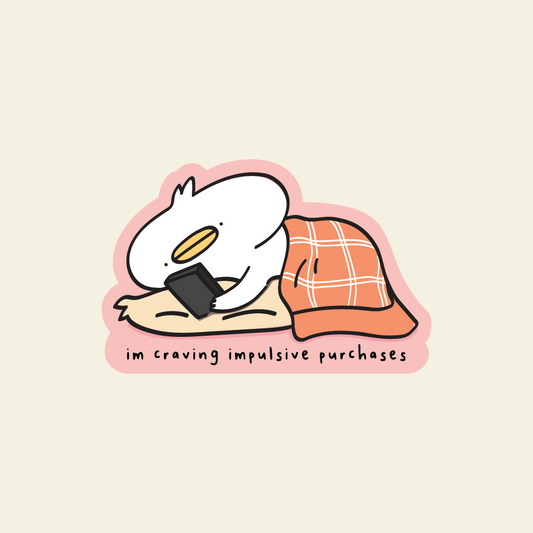 im craving impulsive purchases sticker