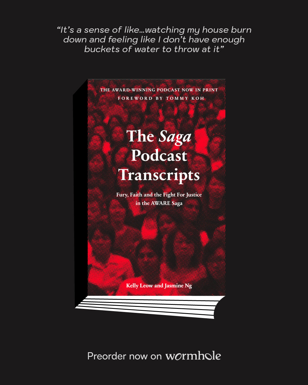 [PREORDER] The Saga Podcast Transcripts: Fury, Faith and the Fight for Justice in the AWARE Saga