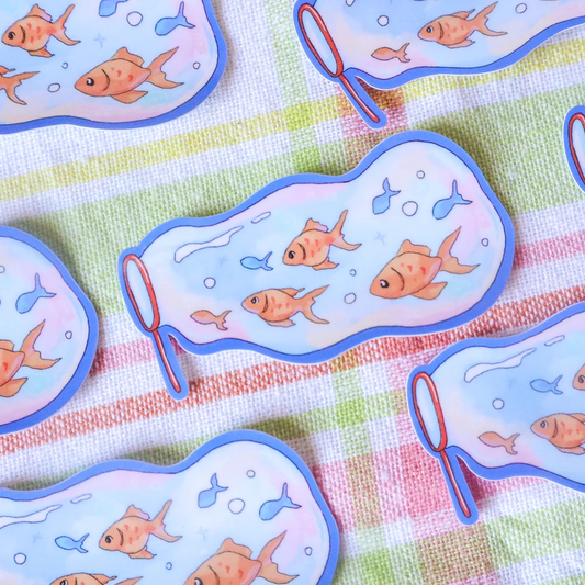 Bubble Fishes Sticker
