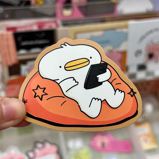 drama binge-er duck sticker