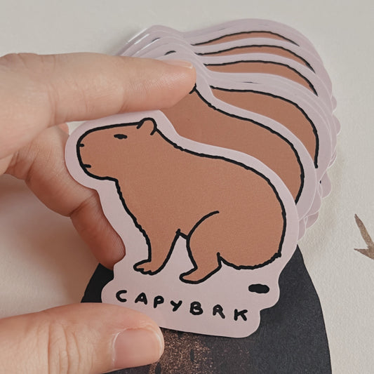Capybrk Vinyl Sticker