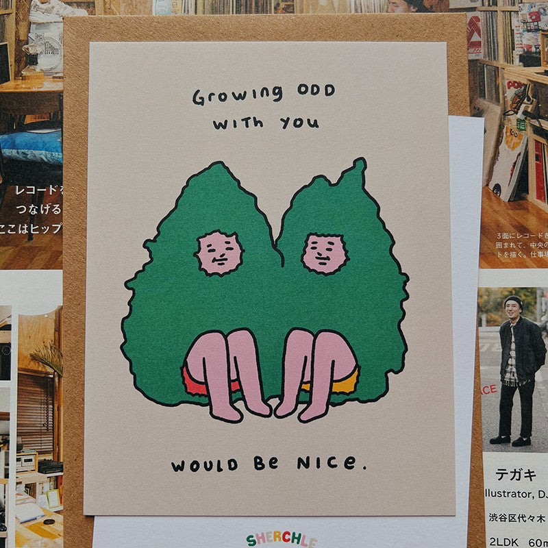 Growing Odd Greeting Card – Wormhole