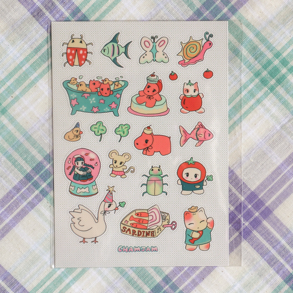 Random Sticker Sheets Random Doodle Sticker Sheet β Wormhole