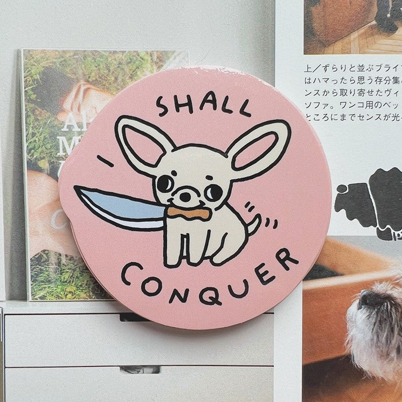 I Shall Conquer - Chihuahua Sticker