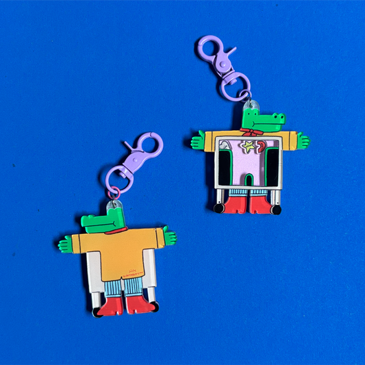 Inside An Artist Keychain Shaker