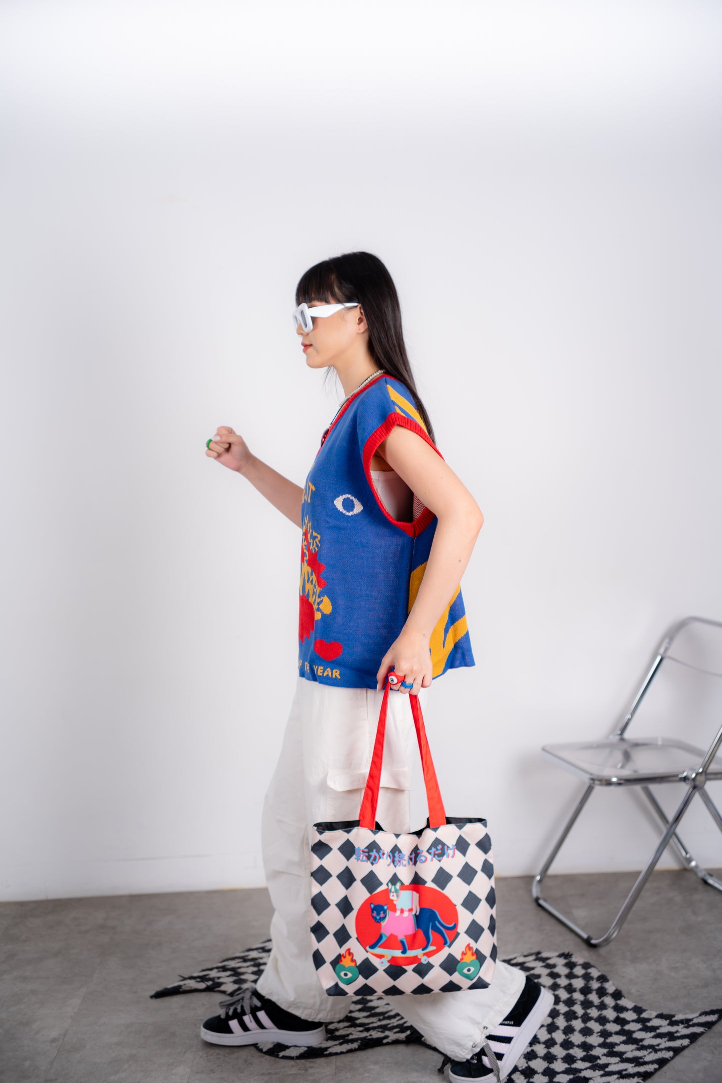 Student of The Year Two Faced Knitted Vest