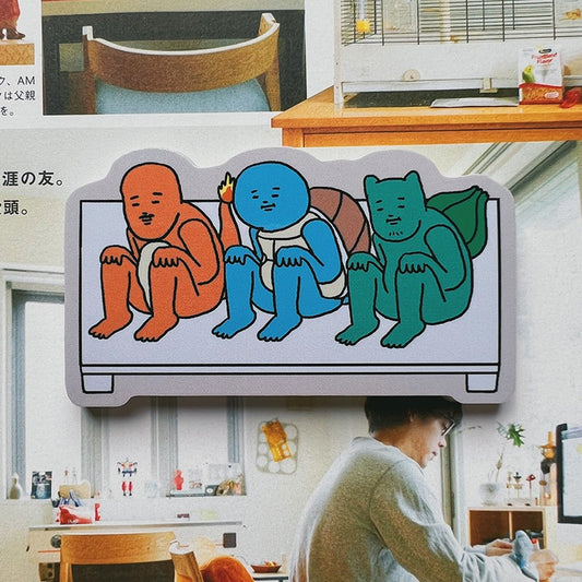 Pokeman Starters Sticker