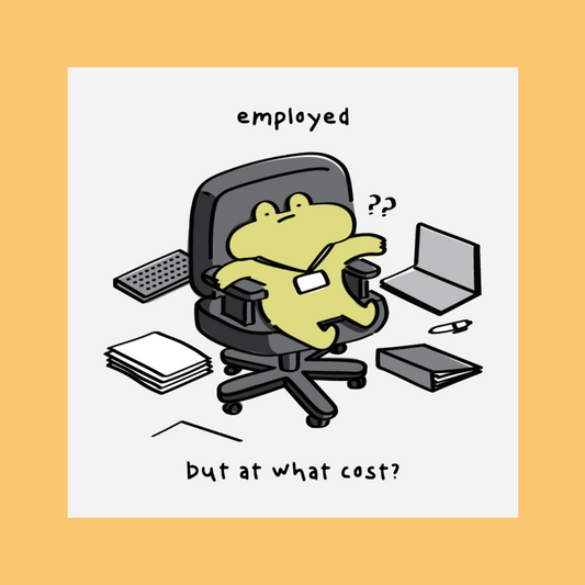 employed but at what cost card