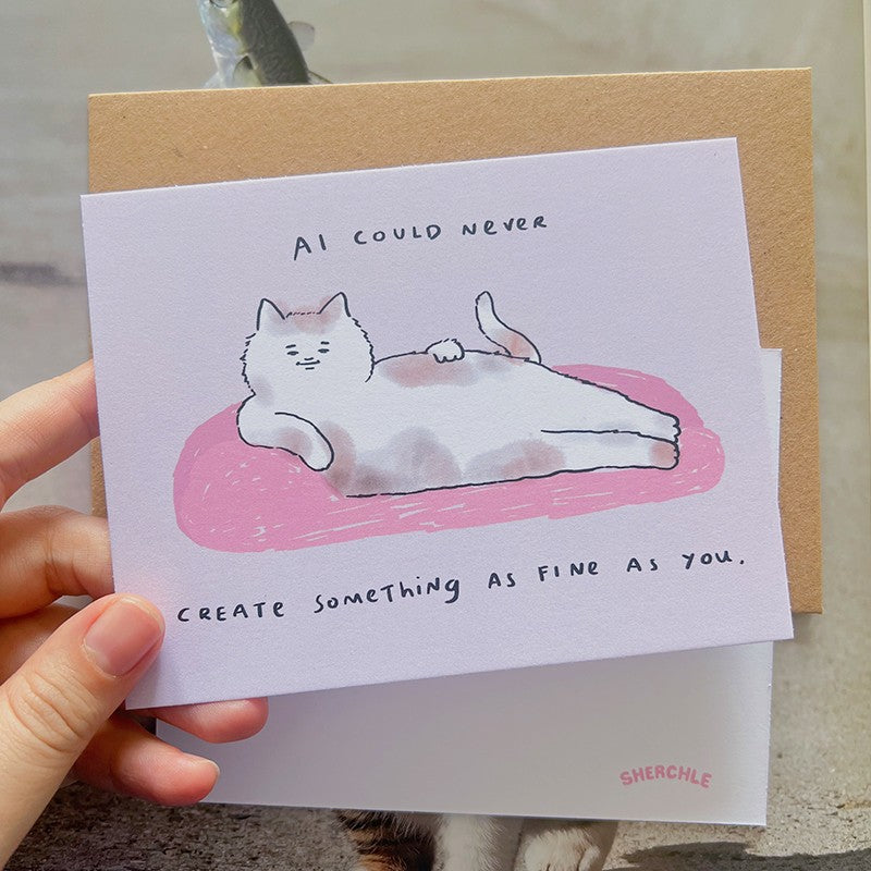 AI Could Never Greeting Card
