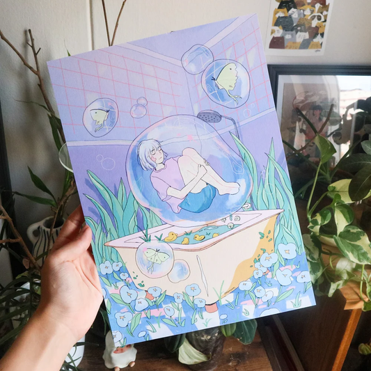 Bathtub A4 Print