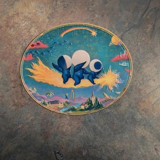 Illustrated Embossed Stickers