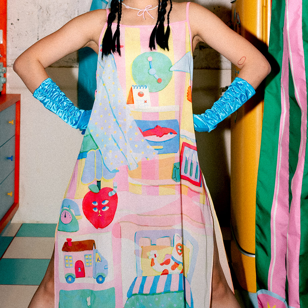 Whiskers Space See Through Dress