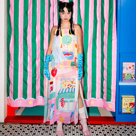 Whiskers Space See Through Dress