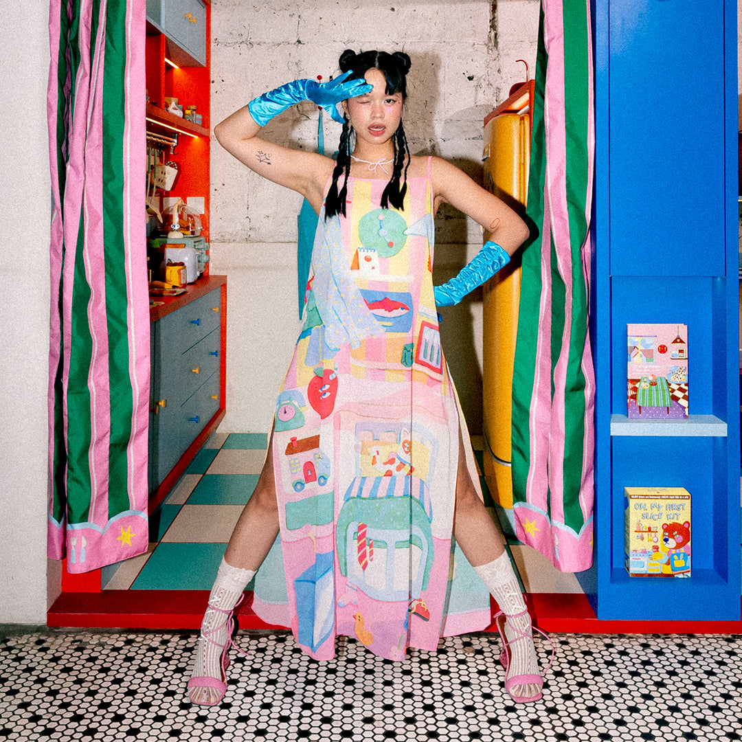 Whiskers Space See Through Dress