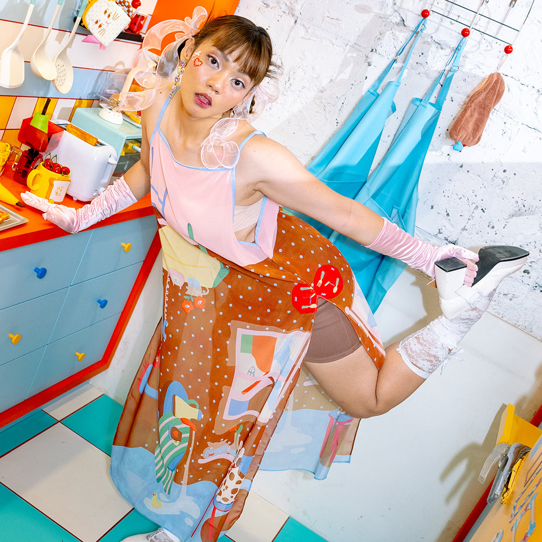 Upside Down See Through Dress