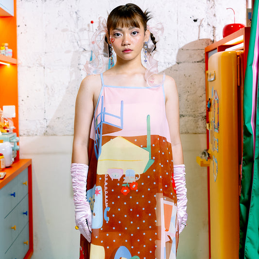 Upside Down See Through Dress