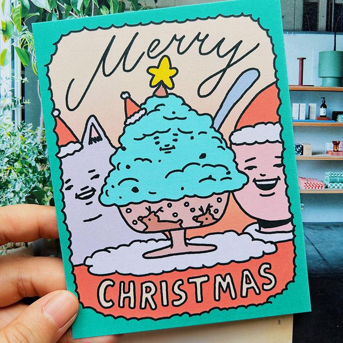 Chocominto Christmas Greeting Card