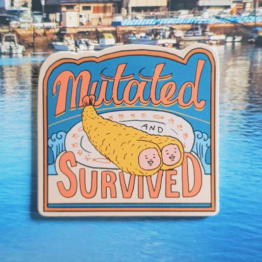 Mutated and Survived Vinyl Sticker