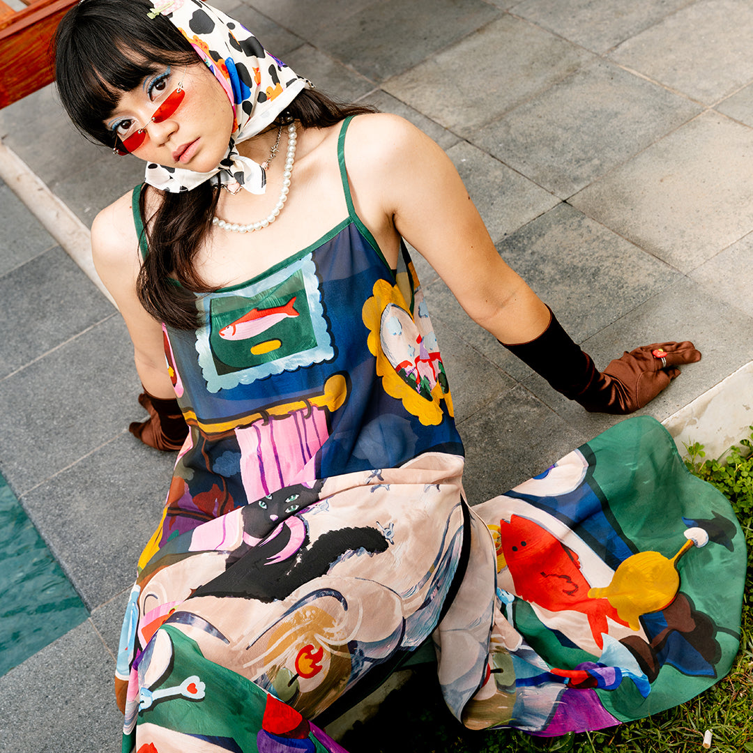 Velvet Feast See Through Dress