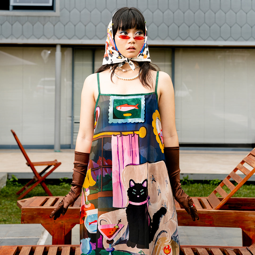 Velvet Feast See Through Dress