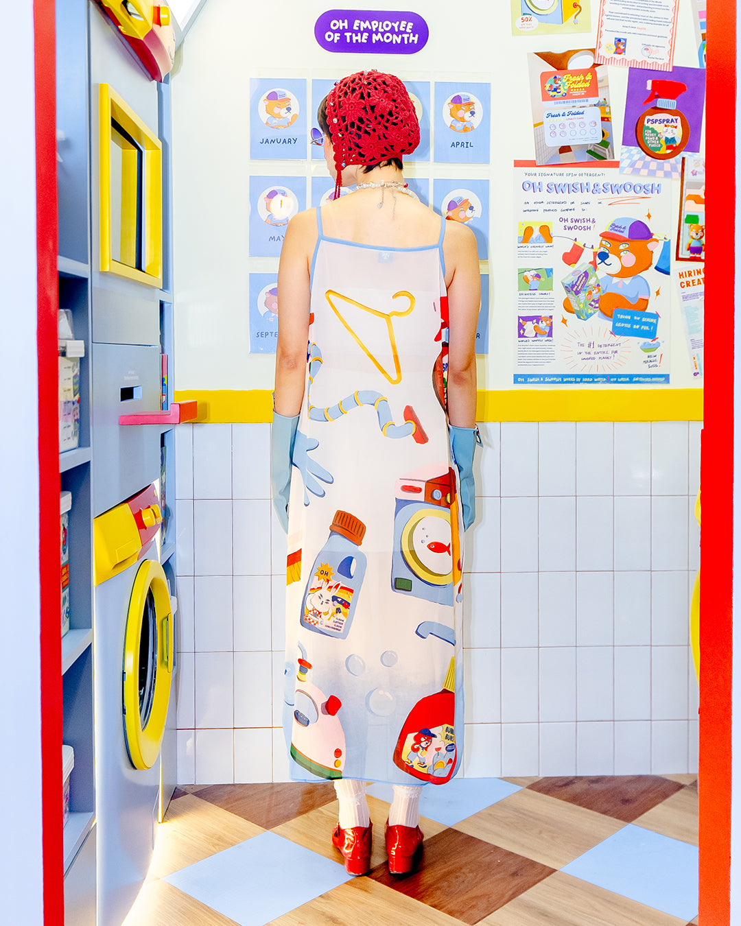 Soap Opera See Through Dress