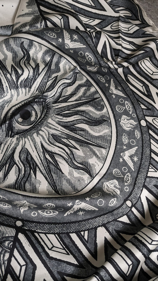 Albert Yonathan Setyawan x somethingstokeep - Everseeing Satin Scarf