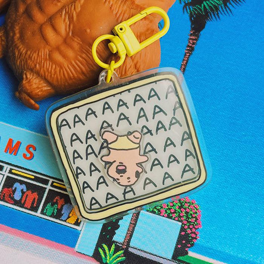 AAAAAAAA Acrylic Shaker Keychain