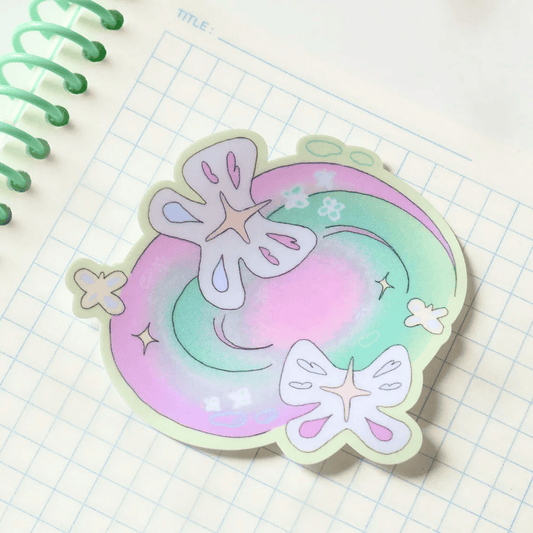 Flying Butterfly Sticker