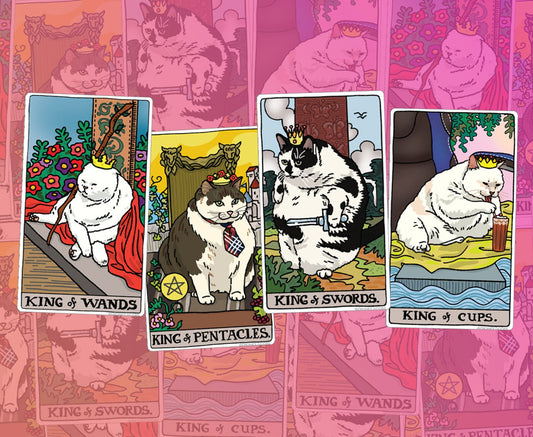 Tarot Meme Cat Stickers
