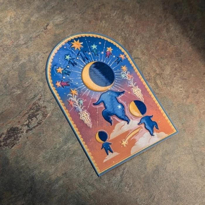 Illustrated Embossed Stickers