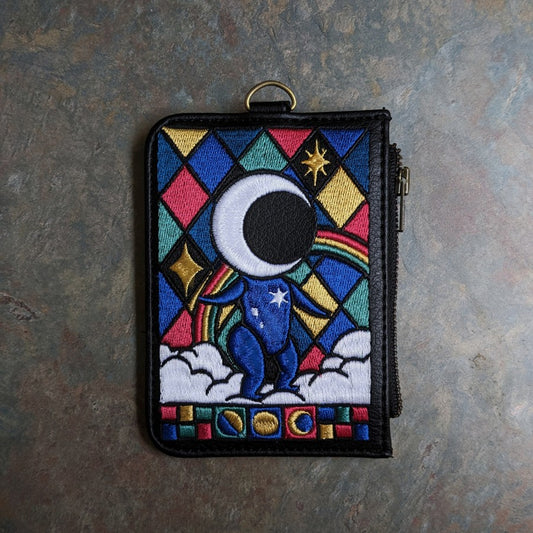 Moondance Embroidered Card Wallet