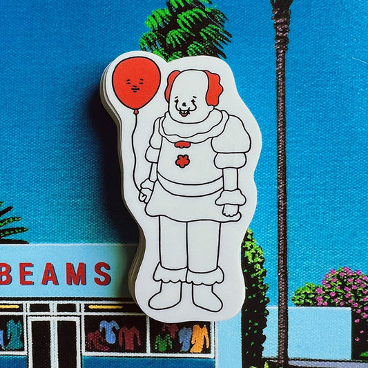 Pennywise Clear Sticker