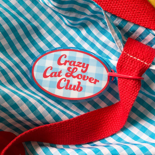 Crazy Cat Lover Club Keychain