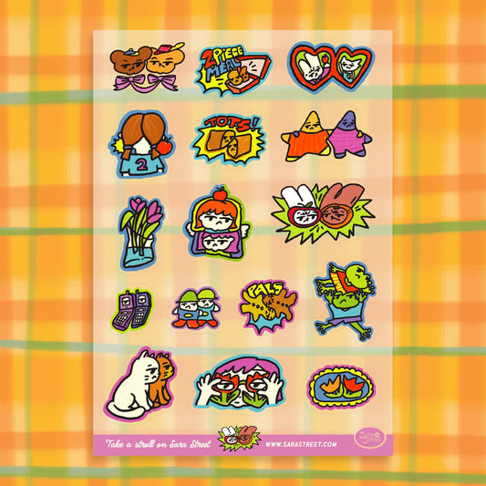 Seeing Double Sticker Sheet