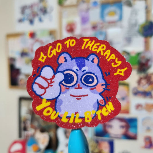 Therapy Hampter Sticker