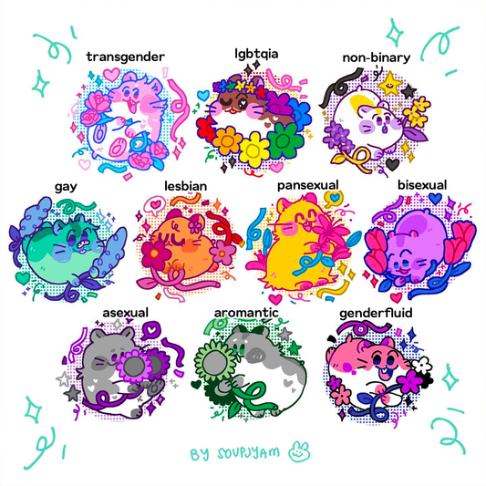 Fruity Hamsters Sticker