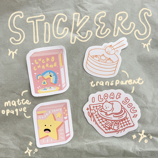 assorted stickers