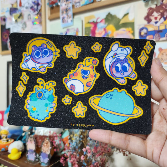 Space Ham Sticker Sheet