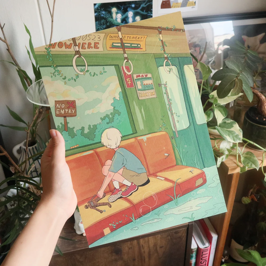 Train to Nowhere A4 Print