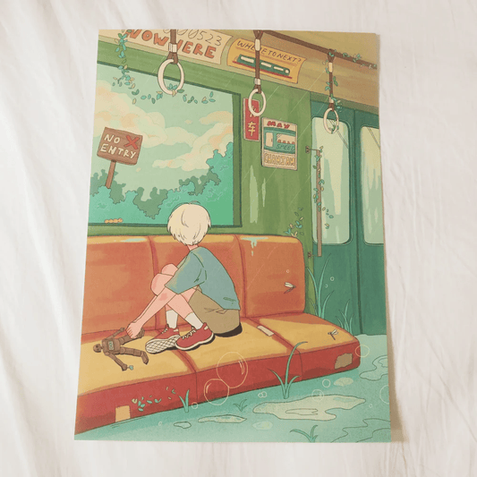 Train to Nowhere A4 Print