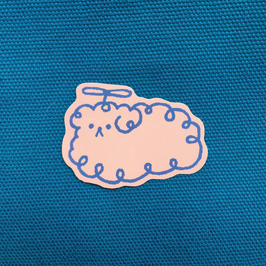 Heli Fluff Sticker