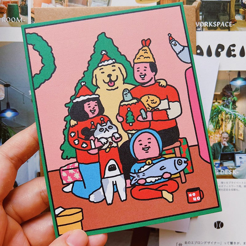 Christmas Fam Greeting Card