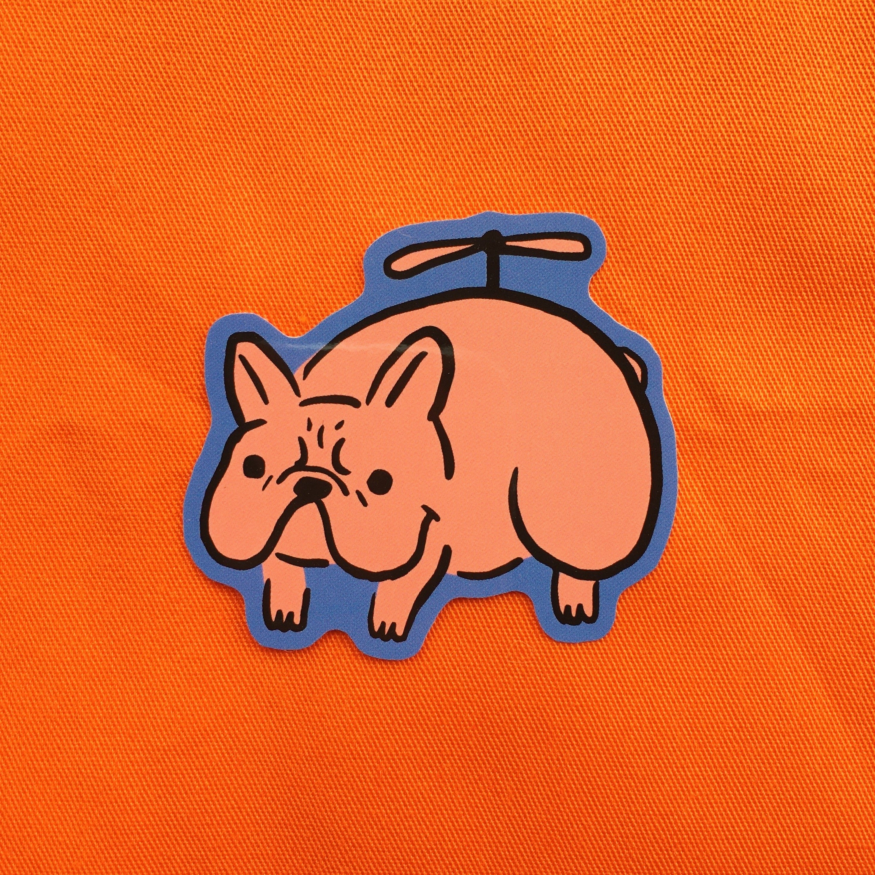 Heli Frenchie Sticker – Wormhole