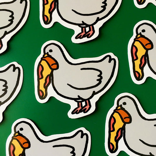 Pizza Pigeon Sticker