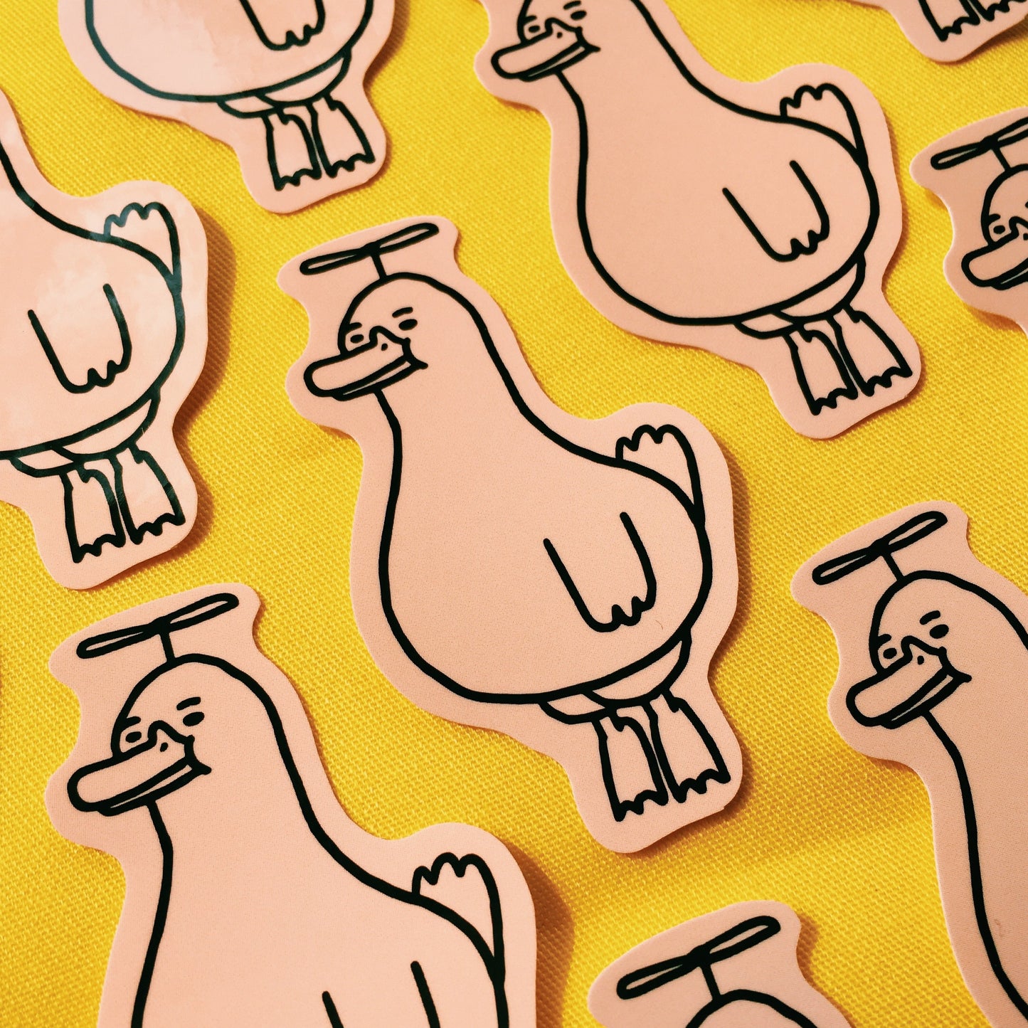 Heli Duck Sticker