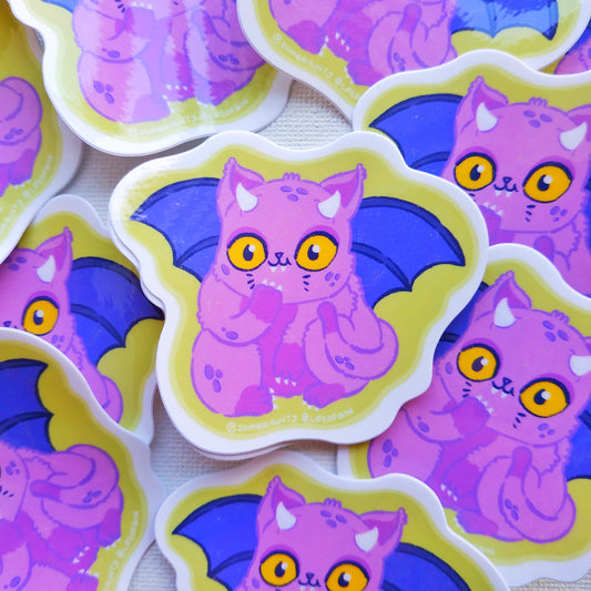 Mini Monster Catgoyle Sticker
