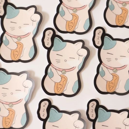 Sleepy Neko Sticker