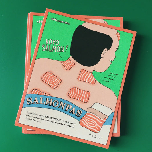 Salmonpas Sticker